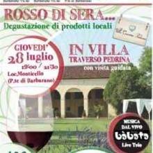 Rosso di sera – Degustazioni di prodotti locali a Barbarano Vicentino